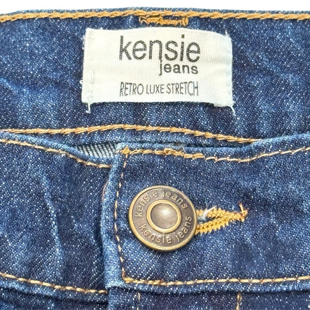KENSIE Size 8/29 The Aubrey Retro Luxe High-Rise Relaxed Straight 30” Inseam NEW - Picture 8 of 12